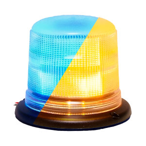 SESTO rotating beacon - 11 flash patterns - blue/yellow - 3-point