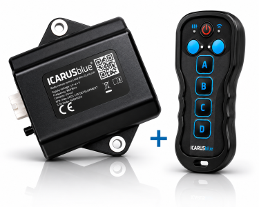 Icarus Blue Bluetooth 4-channel remote control