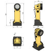Nightstick INTRANT rechargeable angle head lamp  - incl. charging station - fire department - ATEX - XPR-5568GX - YELLOW