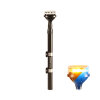 Telescopic rotating beacon EXTEND - blue / yellow switchable