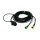 Cable set for trailer lighting - 8 m - 13-pin - 5P bayonet - Position light output
