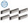 6-piece VISION180 rear warning system in accordance with §52 (11) StVZO for emergency vehicles