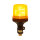 SESTO rotating beacon - 11 flash patterns - yellow - DIN mount