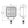 20W work light OFL4 - 1600lm - with rear on/off switch