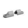 set of 2 45° end caps for SOLIS lights - angled