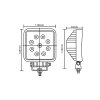 Work light with magnetic base - 12V/24V - 27W