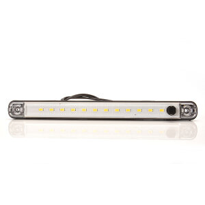 Interior light with switch 24V 238mm x 20.6mm