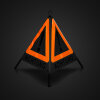 Folding sign with warning symbol VZ 101 - 70 cm - UNIVERSAL - day-glo
