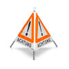 Folding sign with warning symbol VZ 101 - 70 cm -...