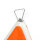 Folding sign with warning symbol VZ 101 - 70 cm - UNIVERSAL - day-glo