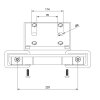 Universal mounting kit for warning bar