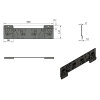 CROSSWAY mounting bracket set for intersection cameras or license plate cameras