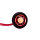 BE20 contour light - red - round - retractable