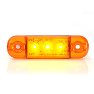 Side marker light - UR10 orange - 12V/24V