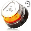 R65 Design BRILAR rotating beacon - clear/yellow - extreme hold