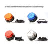 R65 Design BRILAR rotating beacon - clear/yellow - extreme hold