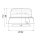 R65 Design BRILAR rotating beacon - clear/yellow - extreme hold