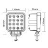Work light with magnetic base - 12V/24V - 48W