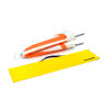 Folding sign with warning symbol VZ 123 - 70 cm - construction site - day-glo