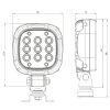 Work light ZELOR - 2000 lumens - square