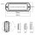 Flash module R360 - blue - vertical - horizontal