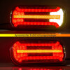 DYNAMIC LED rear light set with 5P bayonet connection for trucks or trailers