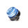 R65 Design rotating beacon BRILAR double flash - blue - flat