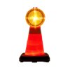 Traffic cone warning light