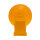 Traffic cone warning light