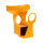 Traffic cone warning light