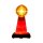 Traffic cone warning light