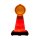 Traffic cone warning light