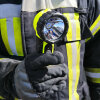 M-FIRE Firefighter Hand Lamp - YELLOW - Angled Head - Flexible Head - ATEX