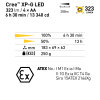 M-FIRE Firefighter Hand Lamp - YELLOW - Angled Head - Flexible Head - ATEX