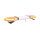 ASTERO LED warning bar - 99 cm with center section - yellow