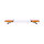 ASTERO LED warning bar - 119 cm with center section - yellow