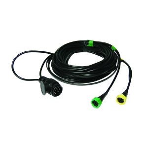 Cable set for trailer lighting - 5m - 13-pin - 5P bayonet