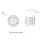 BE20 contour light - white - round - retractable