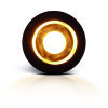 Side marker light BE20 - yellow - round - retractable