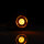 Side marker light BE20 - yellow - round - retractable