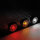 Side marker light BE20 - yellow - round - retractable