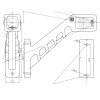 Marker lights - white/yellow/red - 45 degrees - right