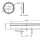 Rear light - 140 mm - universal