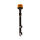 SESTO-MOTO - telescopic R65 beacon light - yellow