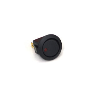 Toggle switch - illuminated - red