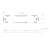 Combination rear light SLIM - universal