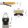 ASTERO LED warning bar - 99 cm with center section - clear/yellow