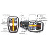 set of 2 main headlights W188 LED, dynamic turn signals, daytime running lights, position lights, low beam, high beam