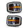 set of 2 main headlights W188 LED, dynamic turn signals, daytime running lights, position lights, low beam, high beam