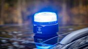 XR20 ECO rotating beacon - blue - magnet - battery - 220 km/h DEKRA tested